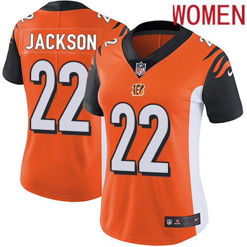 2019 Women Cincinnati Bengals #22 Jackson orange Nike Vapor Untouchable Limited NFL Jersey
